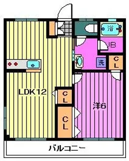 メゾンアイ【2階】の間取り