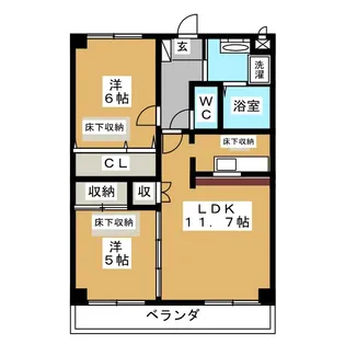 M’s RENACE【1階】の間取り