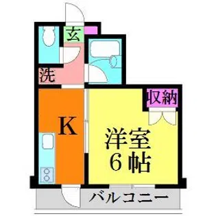 ベクヴェーム北綾瀬II【2階】の間取り