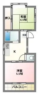 ロイヤルハイム秦【3階】の間取り