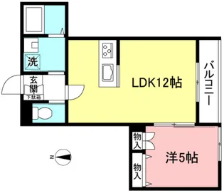 casa purpure【1階】の間取り