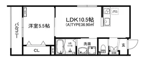 ブライトグランデ大津南志賀【2階】の間取り