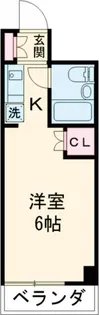 ルミエール八王子【4階】の間取り