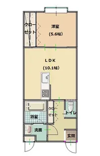 ブリーラ・チェバーロ【1階】の間取り