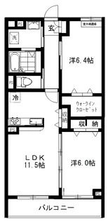 フローラ瑞江【3階】の間取り