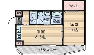 リビングサロンビル【3階】の間取り