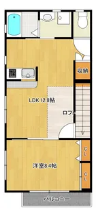 ル・クレール【2階】の間取り