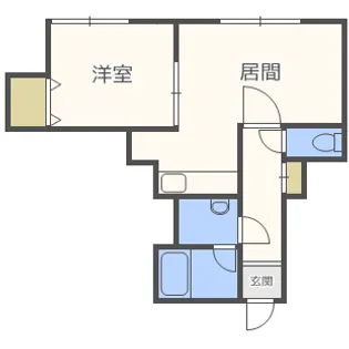 LuNa【2階】の間取り