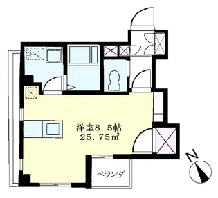 JOYFUL HATANODAI【1階】の間取り