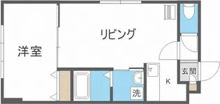 リージェントN札幌【4階】の間取り