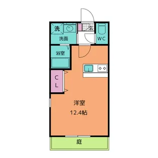 ル パフェ ド ペルル【1階】の間取り