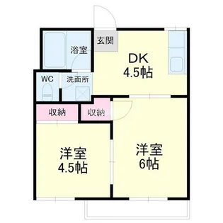 フォーブル掛川【1階】の間取り