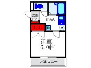ドミ-ル豊中の間取り