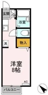 サンライフ内山II【1階】の間取り