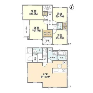 千葉県柏市酒井根7【一戸建】の間取り