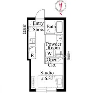 CASA PIAZZA 大森西【5階】の間取り