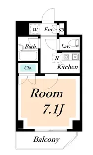 オスタペB【1階】の間取り