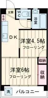 一橋ハイム【5階】の間取り