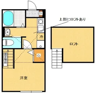 東京都八王子市大塚【アパート】の間取り