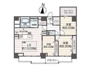 S-RESIDENCE大通公園admirio【12階】の間取り