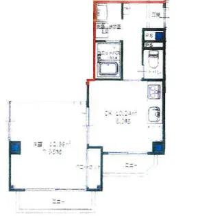 ラフォール十条【3階】の間取り