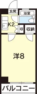 シャトル福島南【3階】の間取り
