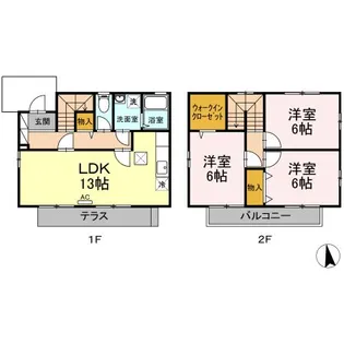 長野県長野市川中島町原【一戸建】の間取り