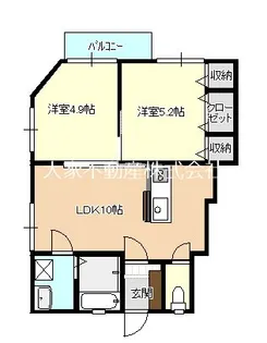 サニーヒルMASAKI【1階】の間取り