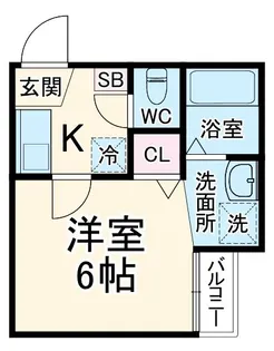 バーン ホンデーン【2階】の間取り