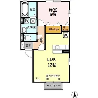 プロヴァンス高尾台【1階】の間取り