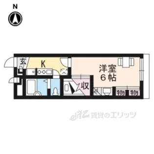 レオパレス眺湖1【1階】の間取り