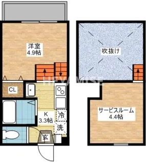 modern palazzo長崎大学前【1階】の間取り