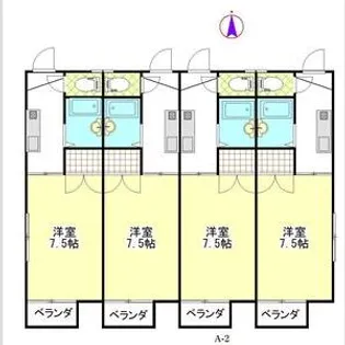 アークハイツ【2階】の間取り