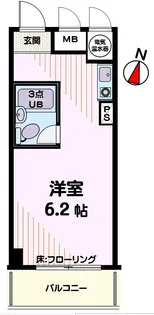 分譲賃貸 ロイヤルプラザ常盤 事務所可【3階】の間取り