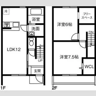 愛知県愛西市大野山町余代【一戸建】の間取り