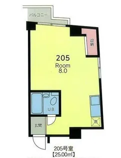 エクレール相武台【2階】の間取り