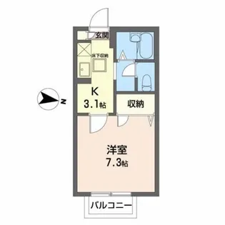 ピエス・Zen【1階】の間取り