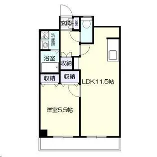 グラシアス【1階】の間取り