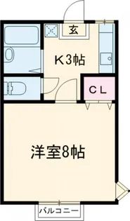 ドミナスB【1階】の間取り
