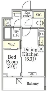 東京都新宿区矢来町【マンション】の間取り