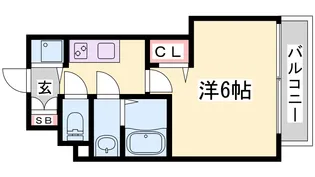 GP KOBE STATION【9階】の間取り