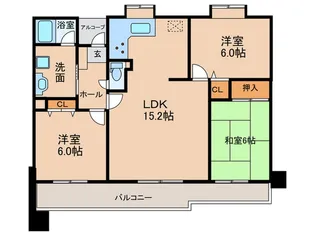 ダイアパレス高麗本通り【12階】の間取り