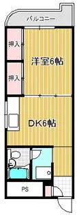 フォーシーズン連坊【1階】の間取り