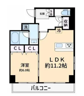 Valore nogata【5階】の間取り
