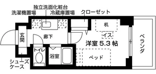 京都府京都市上京区東上善寺町【マンション】の間取り