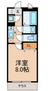 グランメゾン志津【1階】の間取り