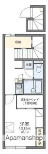 レオパレスアイ【2階】の間取り