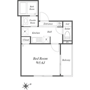 ブロッサムテラス船堀【2階】の間取り