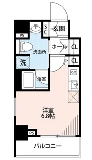 プレールドゥーク横濱紅葉坂【5階】の間取り