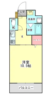 リシャール原水【3階】の間取り